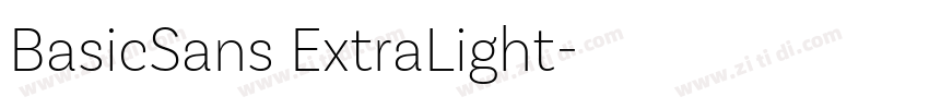 BasicSans ExtraLight字体转换 BasicSans ExtraLight字体转换
